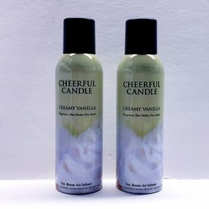 A Cheerful Giver CREAMY VANILLA Room Air Infuser, 7 oz (2 pack)